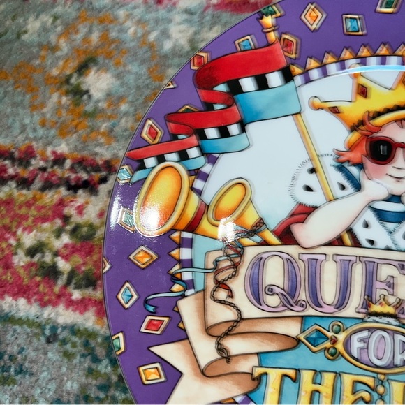 Mary Engelbreit 2001 “Queen For The Day” Plate. - Picture 7 of 8